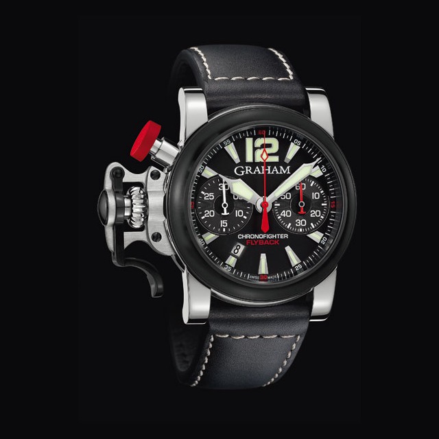 GRAHAM LONDON 2FBAV.B01A Chronofighter Flyback Steel replica watch - Click Image to Close